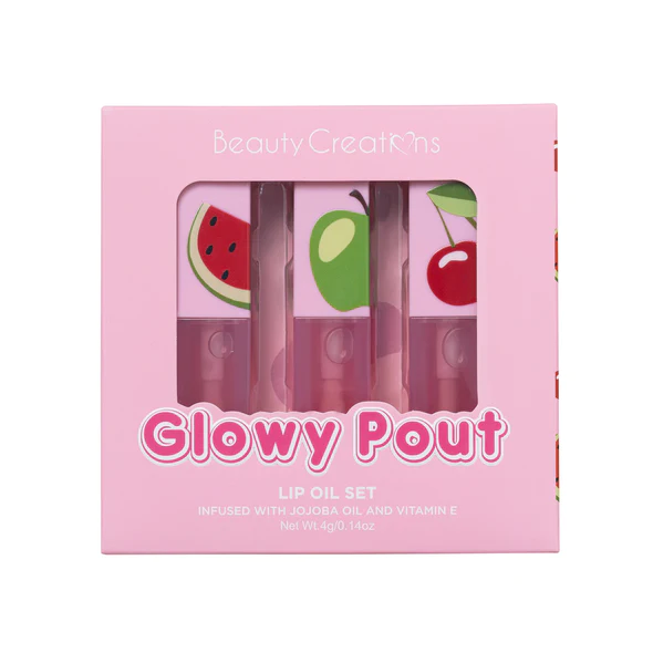 Beauty Creations GLOWY POUT - LIP OIL SET - Miranda Makeup Art