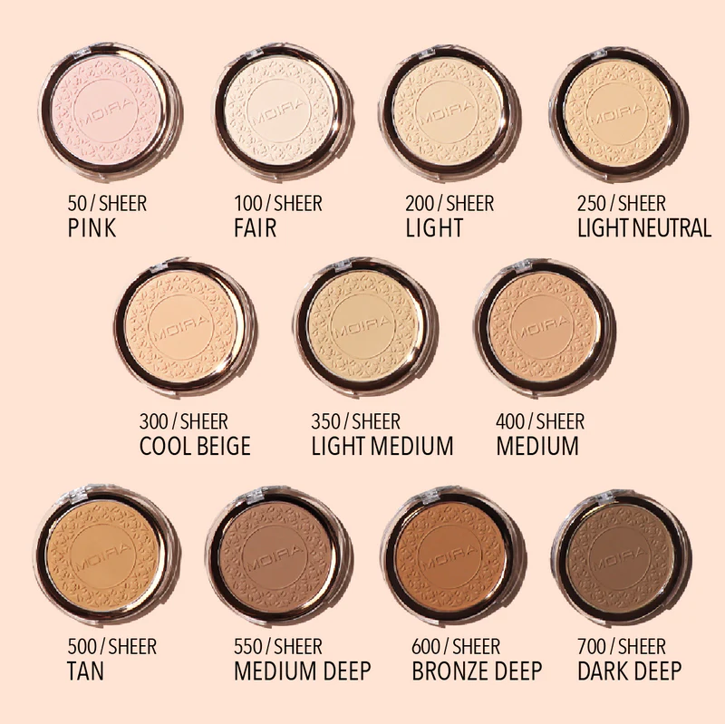 Moira- SOFT FOCUS WATERPROOF SETTING POWDER - 250 Light Neutral - Image 2